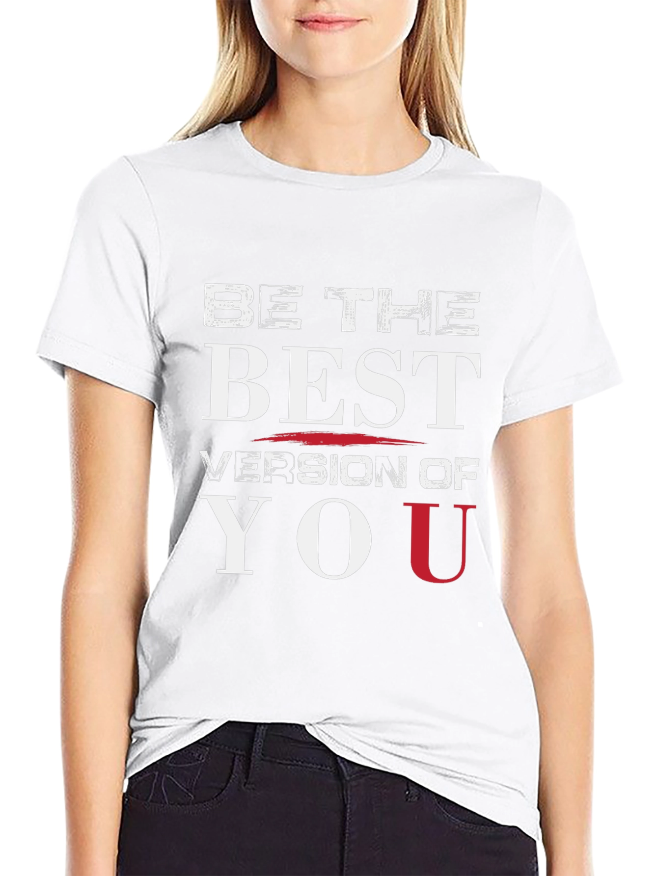 Be The Best Version Of You Black Graphic Tee