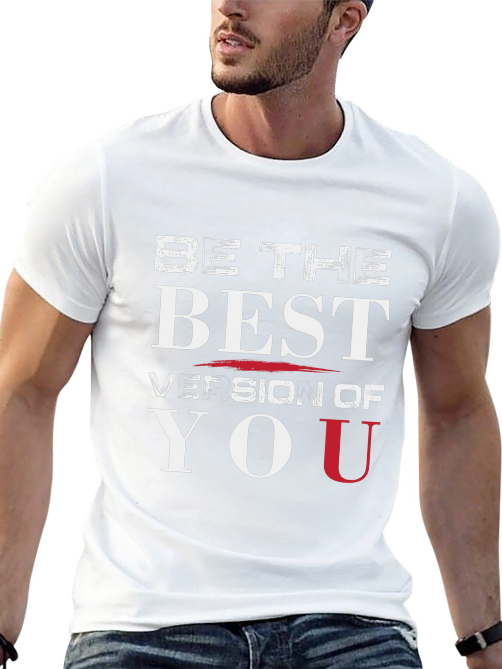 Be The Best Version Of You Black Graphic Tee