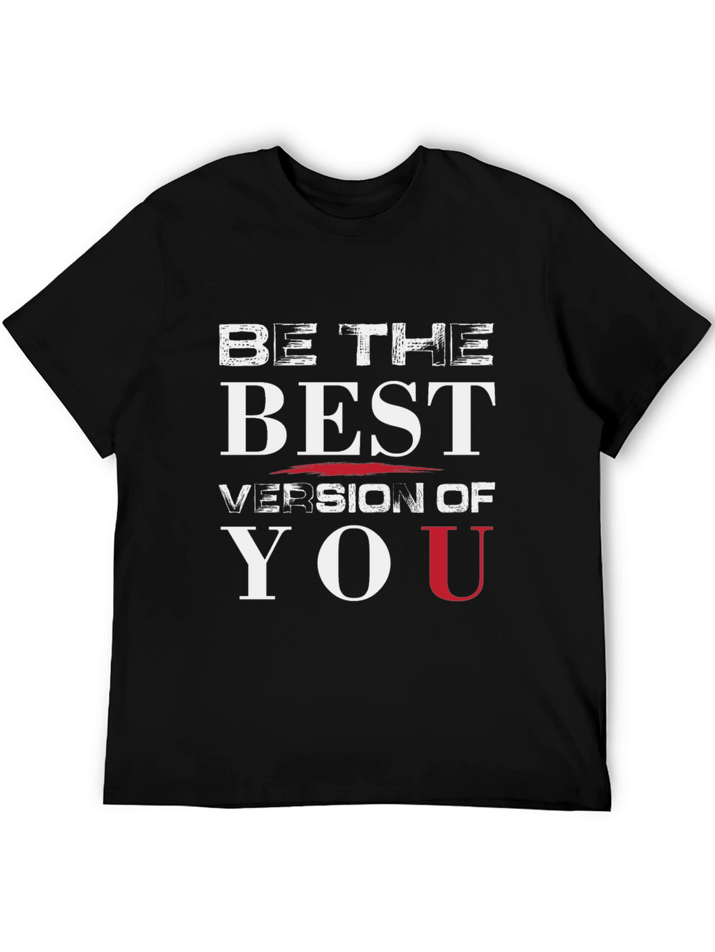 Be The Best Version Of You Black Graphic Tee