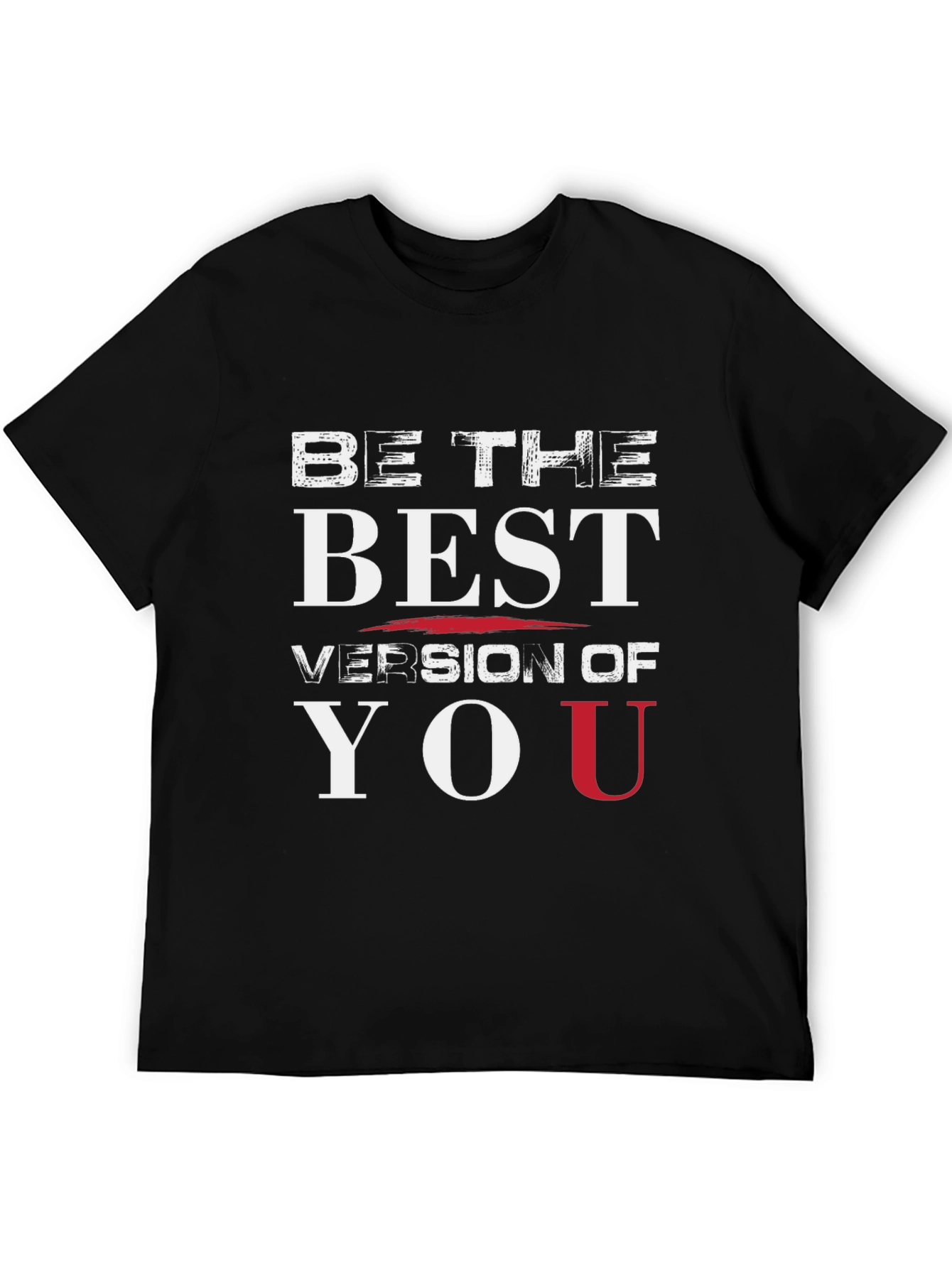Be The Best Version Of You Black Graphic Tee