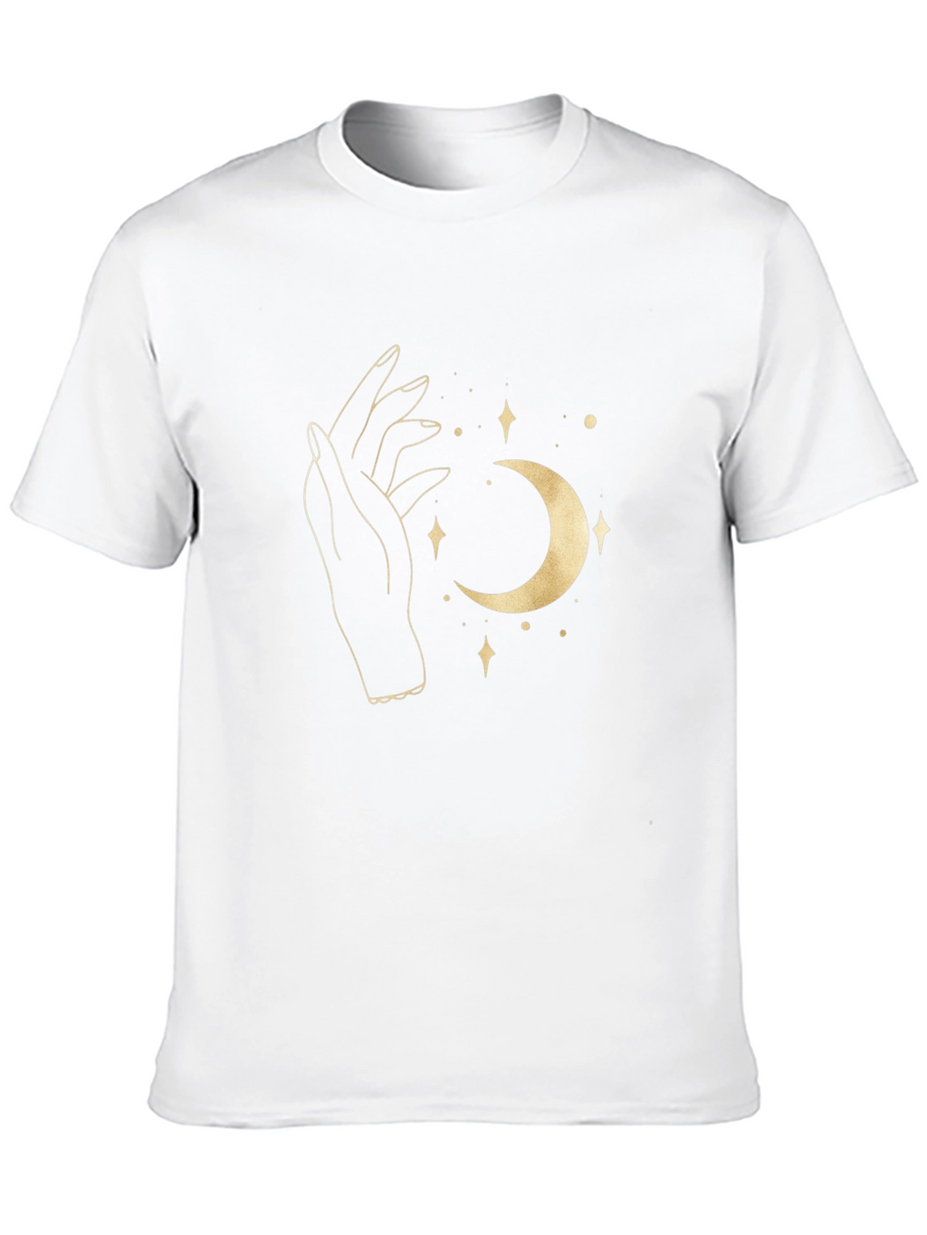 Mystic Moon Graphic Tee - Black