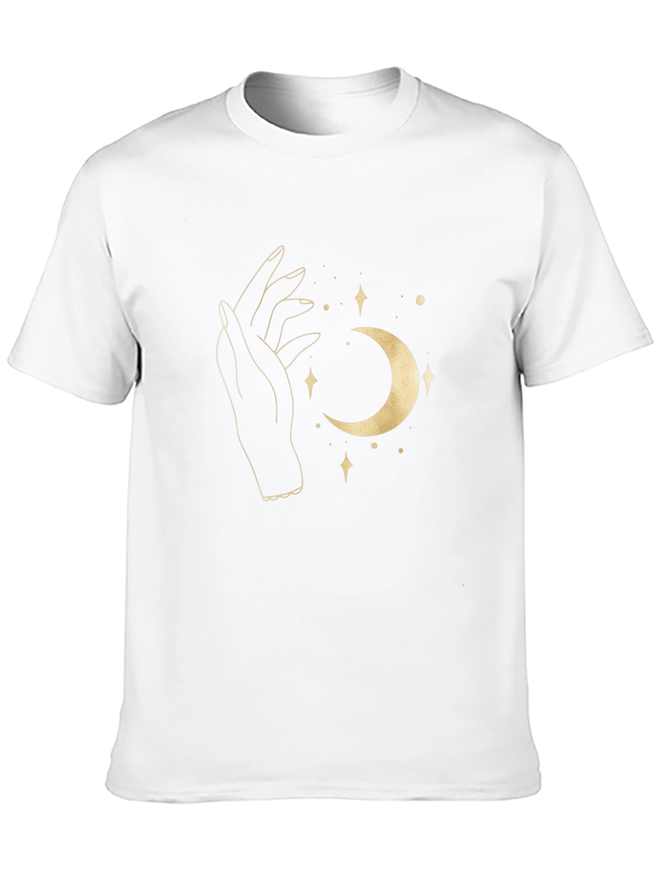 Mystic Moon Graphic Tee - Black