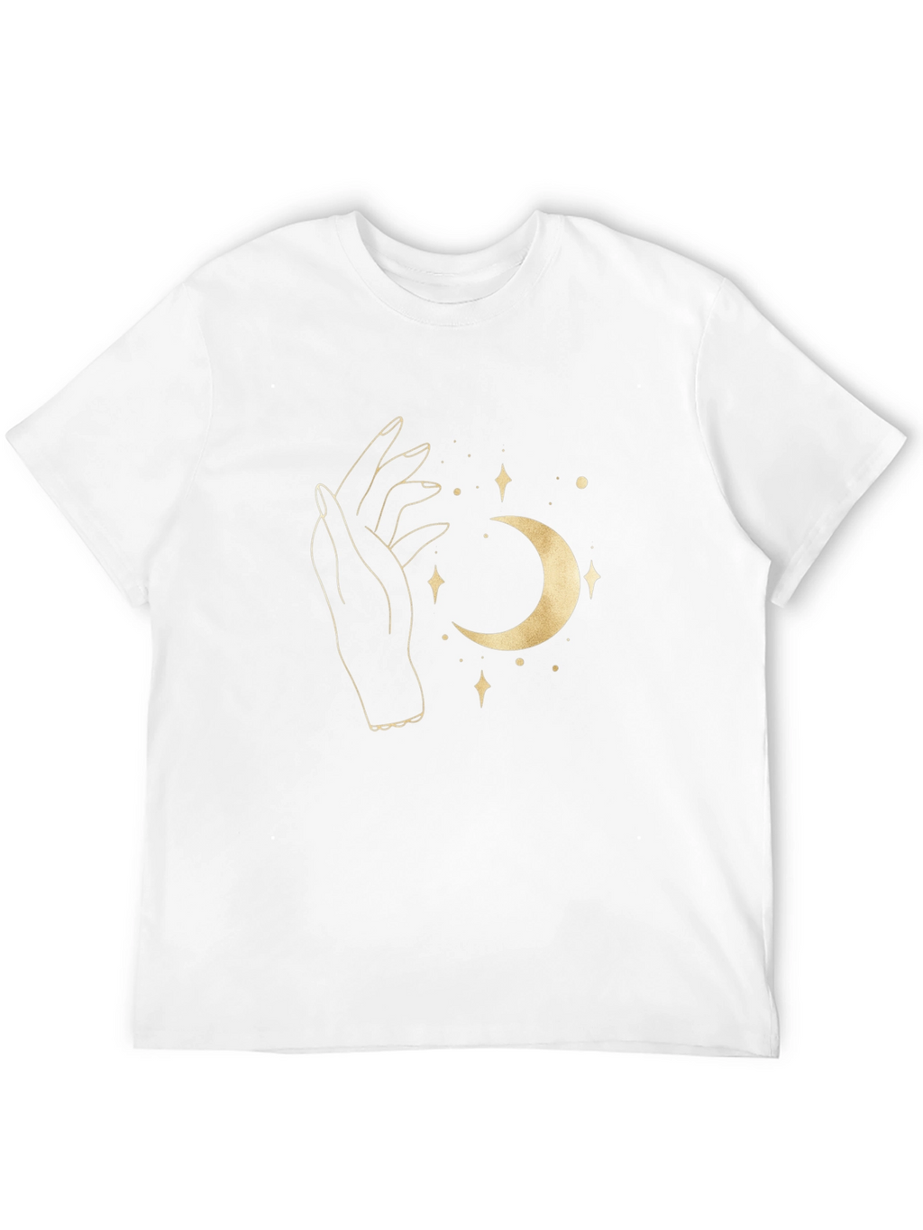 Mystic Moon Graphic Tee - Black