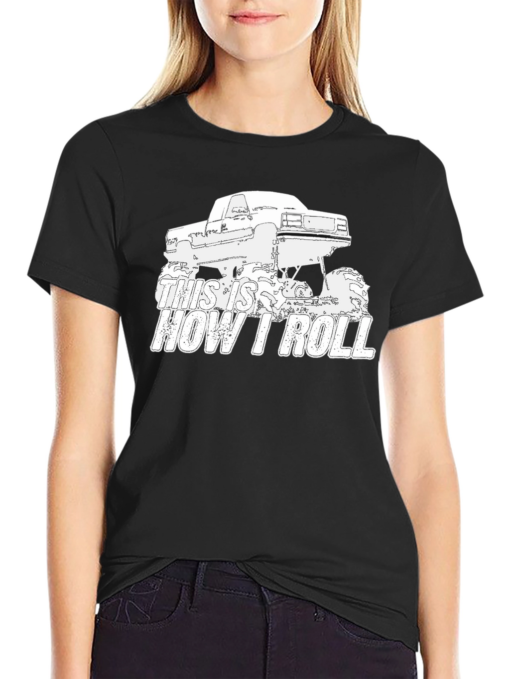 This Is How I Roll Monster Truck Graphic Tee