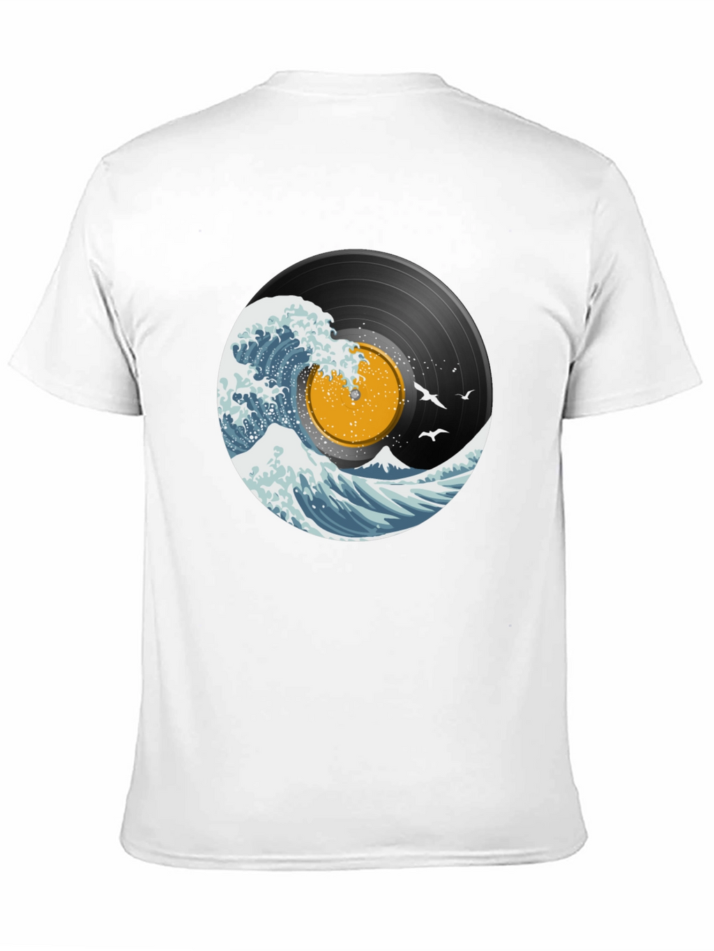 Vinyl Wave Graphic T-Shirt