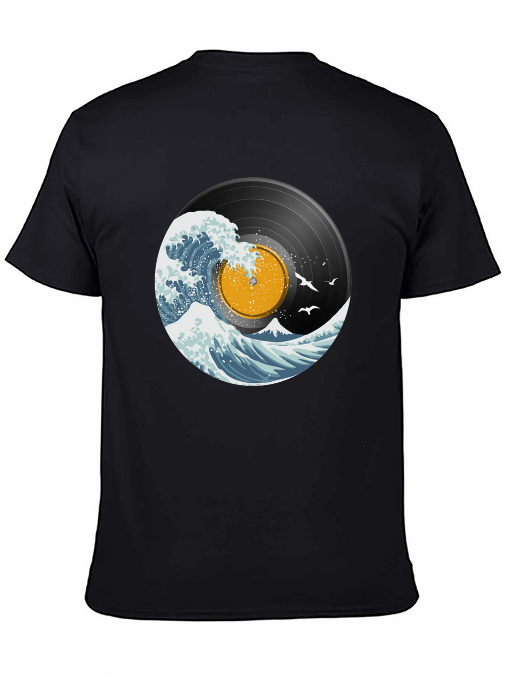 Vinyl Wave Graphic T-Shirt
