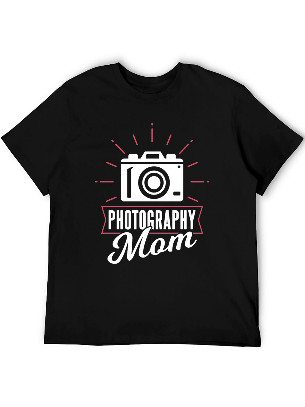 Photography Mom Graphic Tee - Black