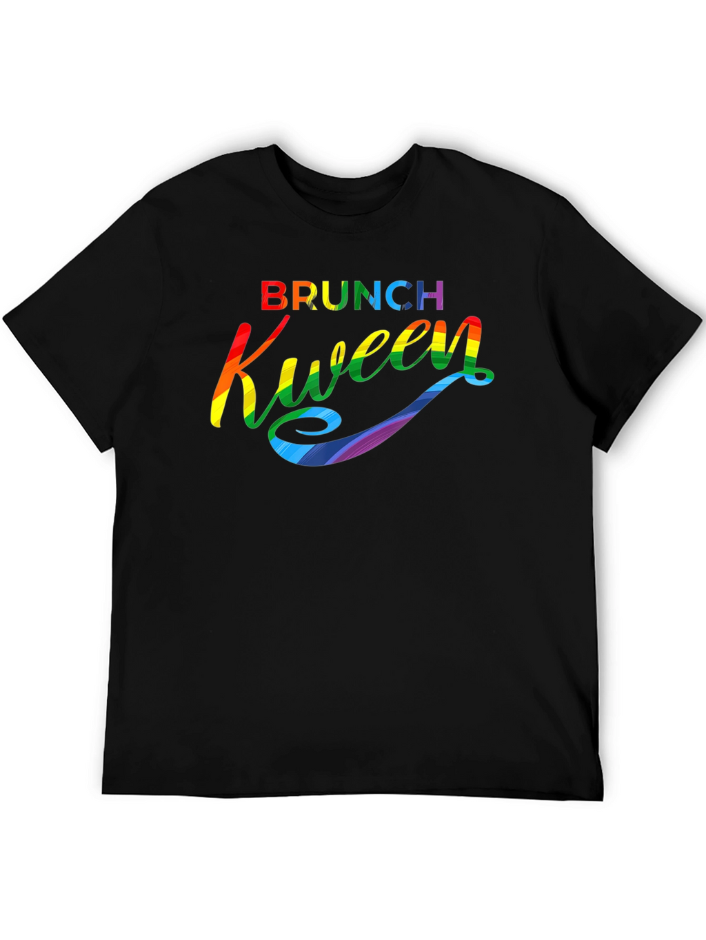 Brunch Kween Pride T-Shirt - Rainbow Graphic Tee