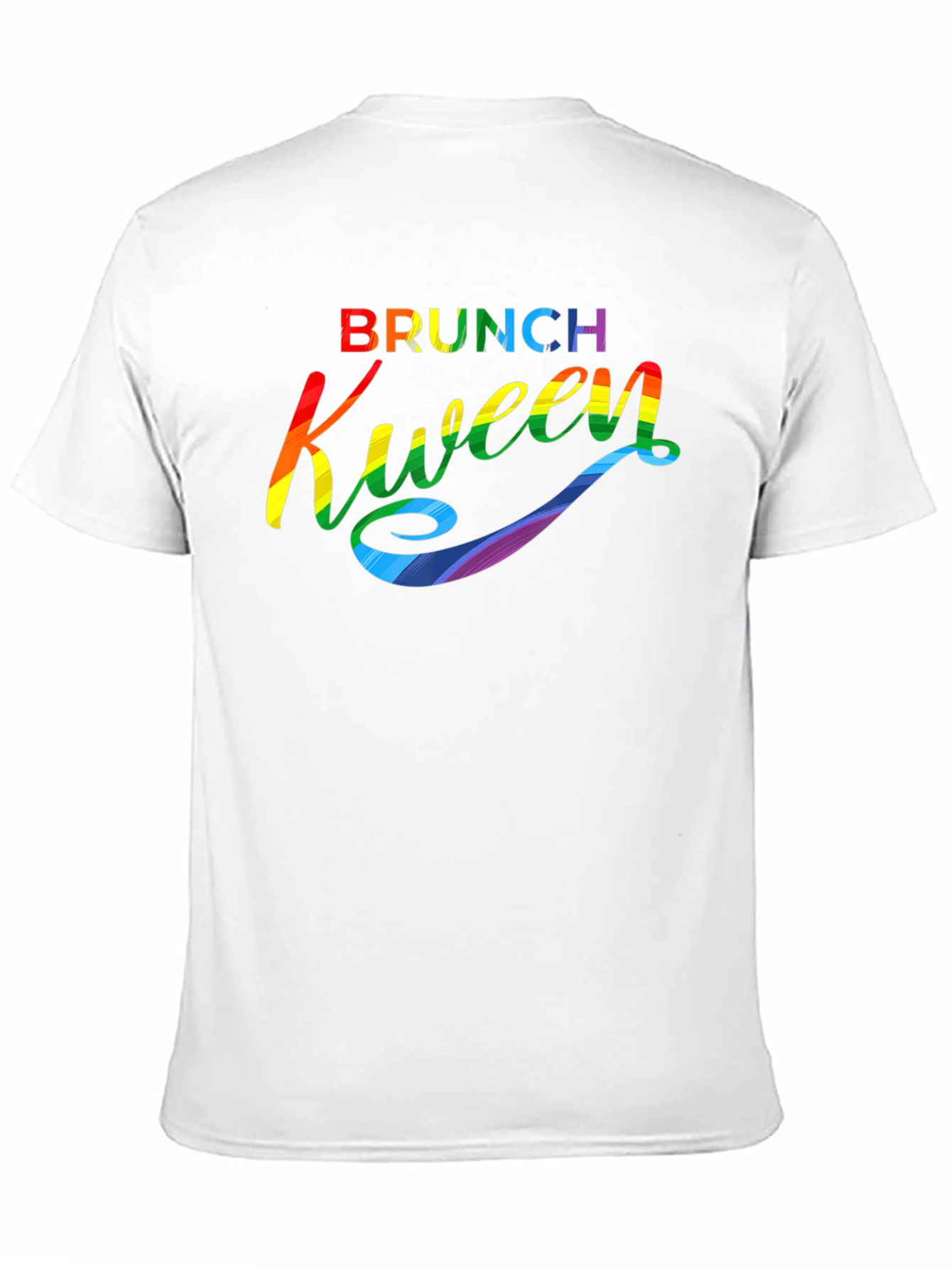 Brunch Kween Pride T-Shirt - Rainbow Graphic Tee