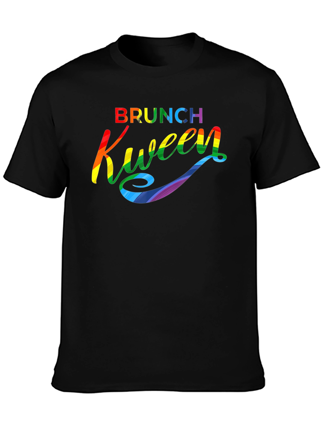 Brunch Kween Pride T-Shirt - Rainbow Graphic Tee