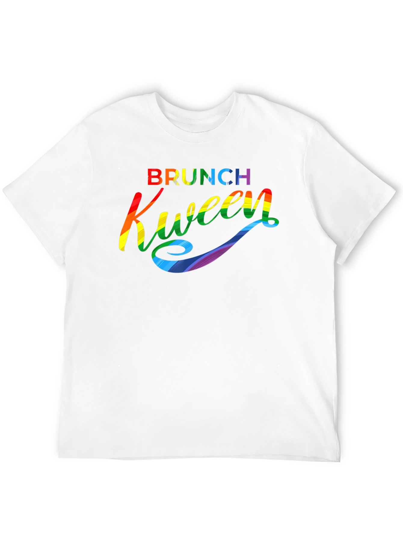 Brunch Kween Pride T-Shirt - Rainbow Graphic Tee