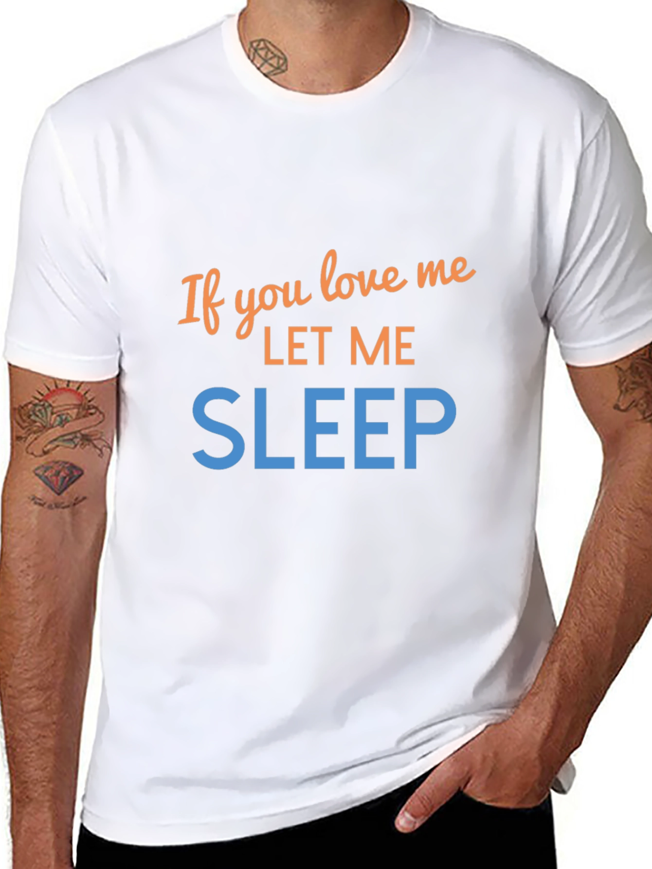 If You Love Me Let Me Sleep Graphic Tee