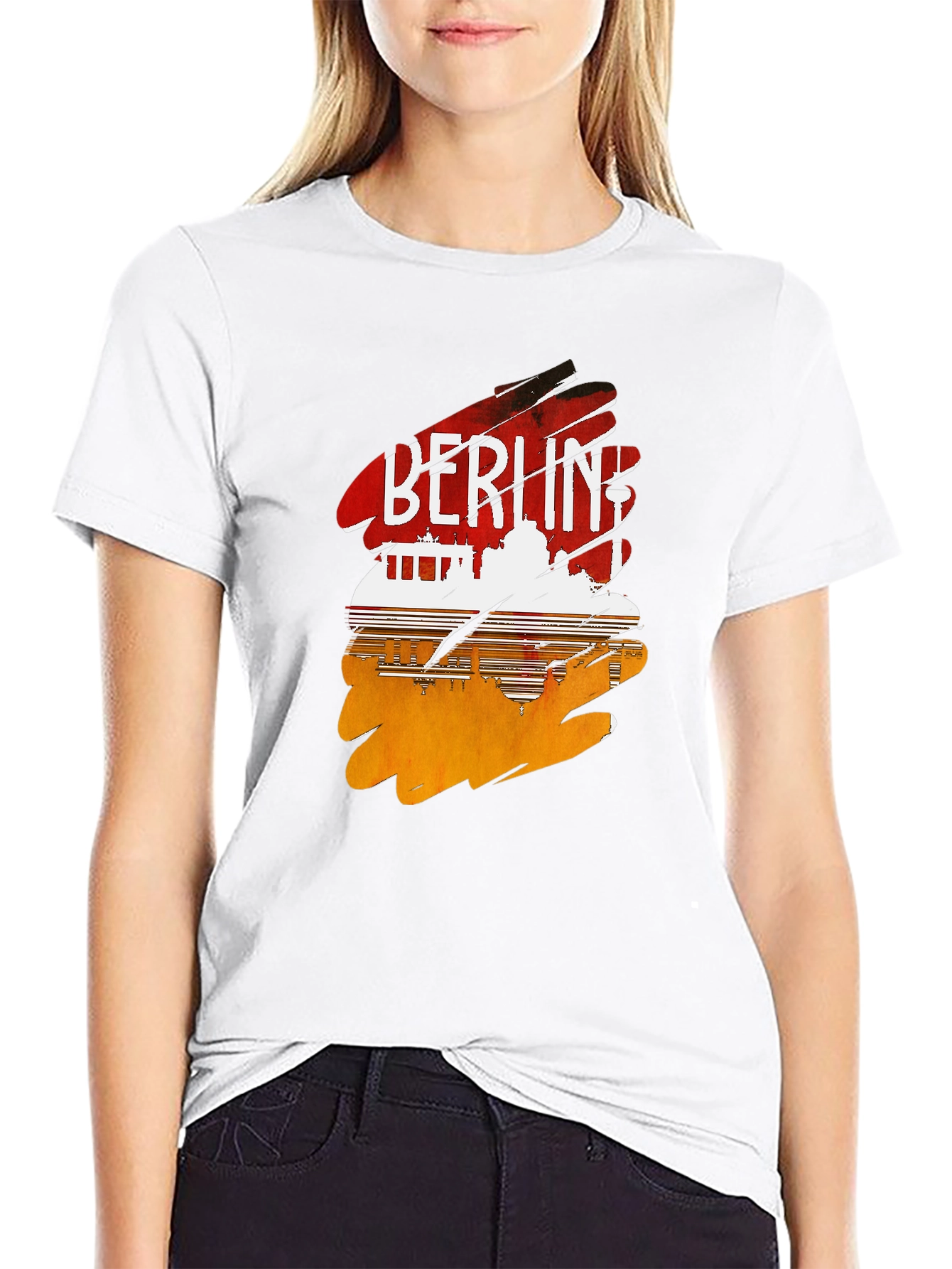 Berlin Skyline Graphic Tee - Urban Style T-Shirt