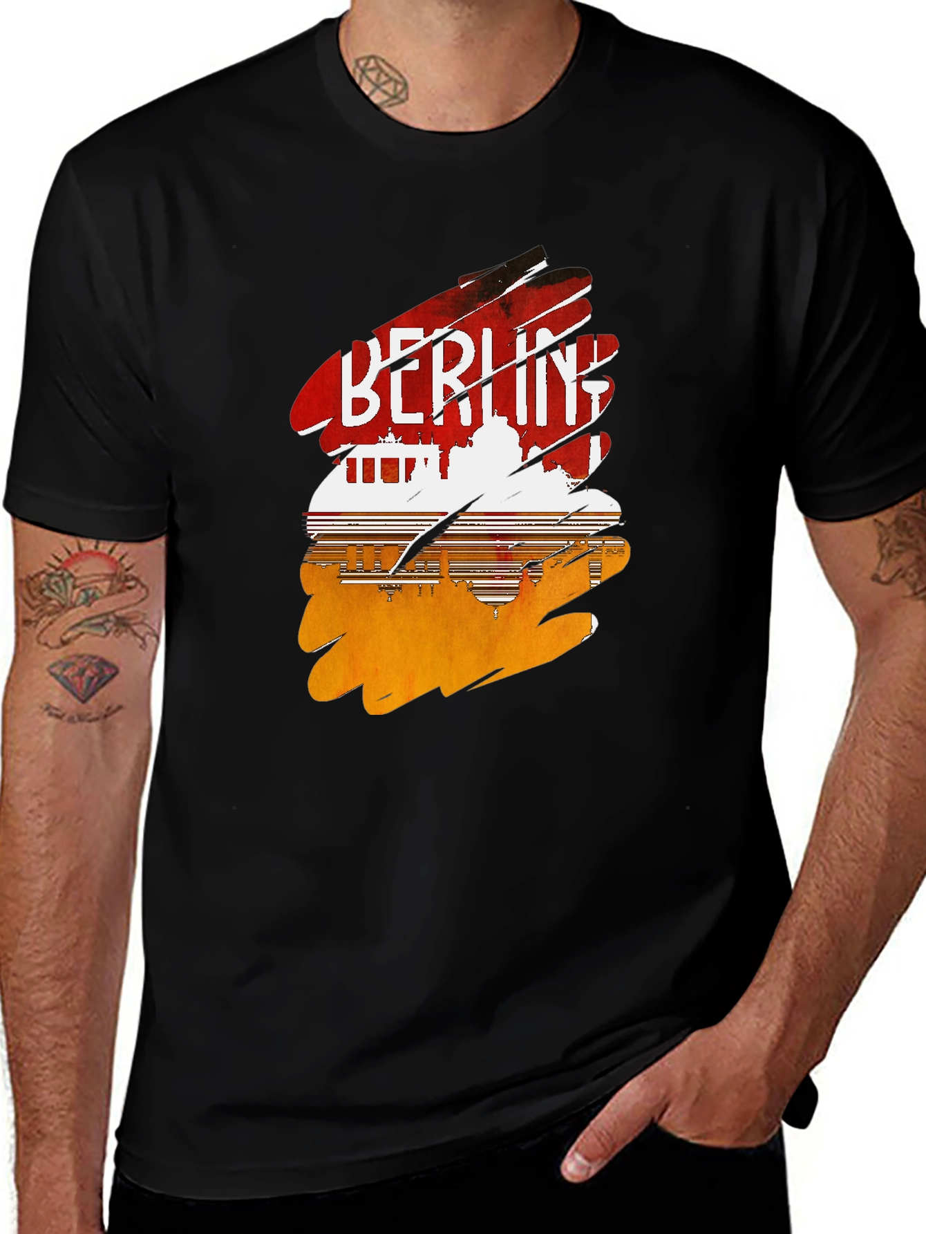 Berlin Skyline Graphic Tee - Urban Style T-Shirt