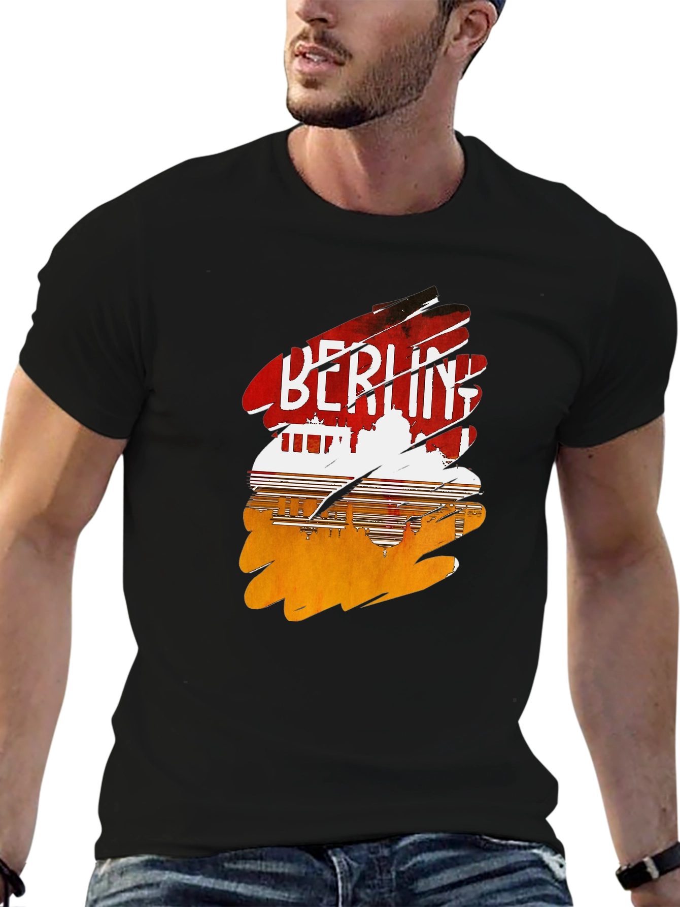 Berlin Skyline Graphic Tee - Urban Style T-Shirt