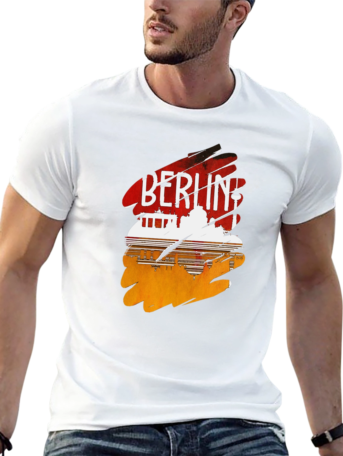 Berlin Skyline Graphic Tee - Urban Style T-Shirt