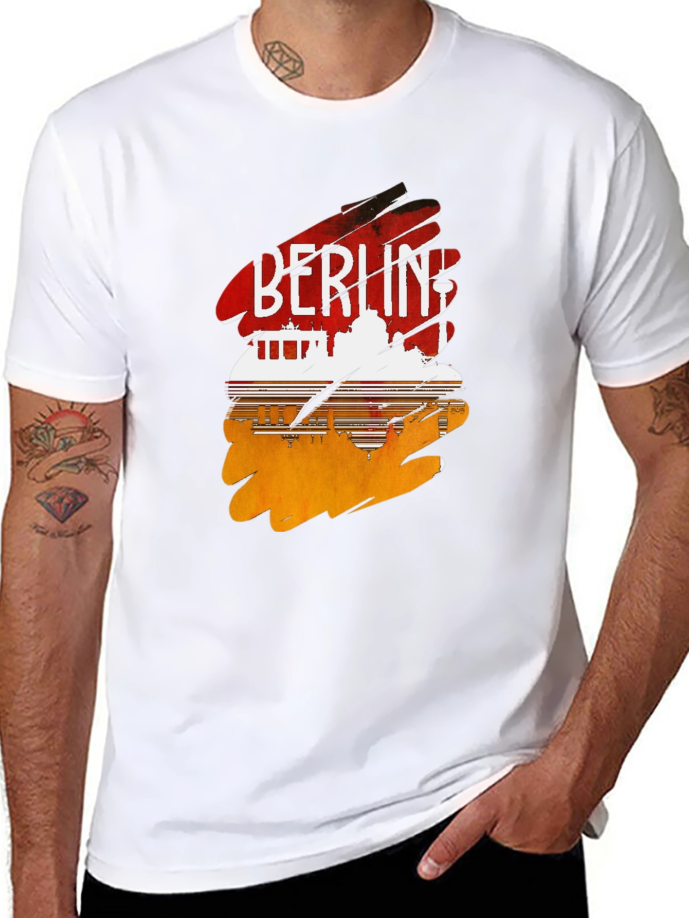 Berlin Skyline Graphic Tee - Urban Style T-Shirt