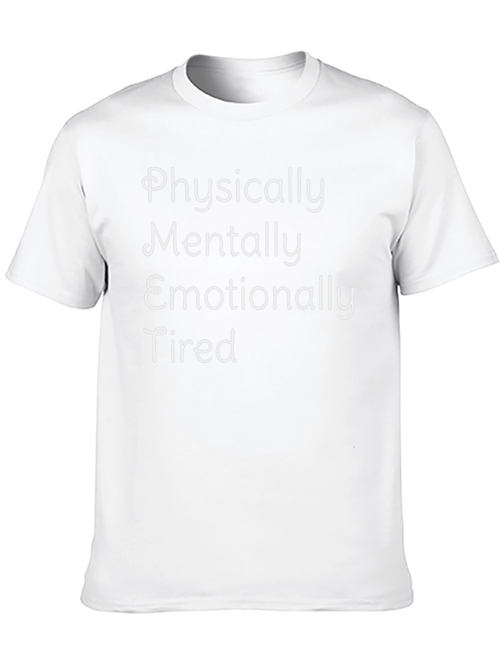 Tired Graphic Tee - Black