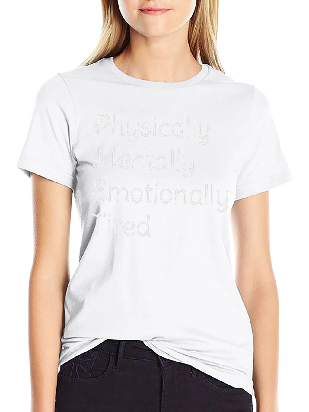 Tired Graphic Tee - Black