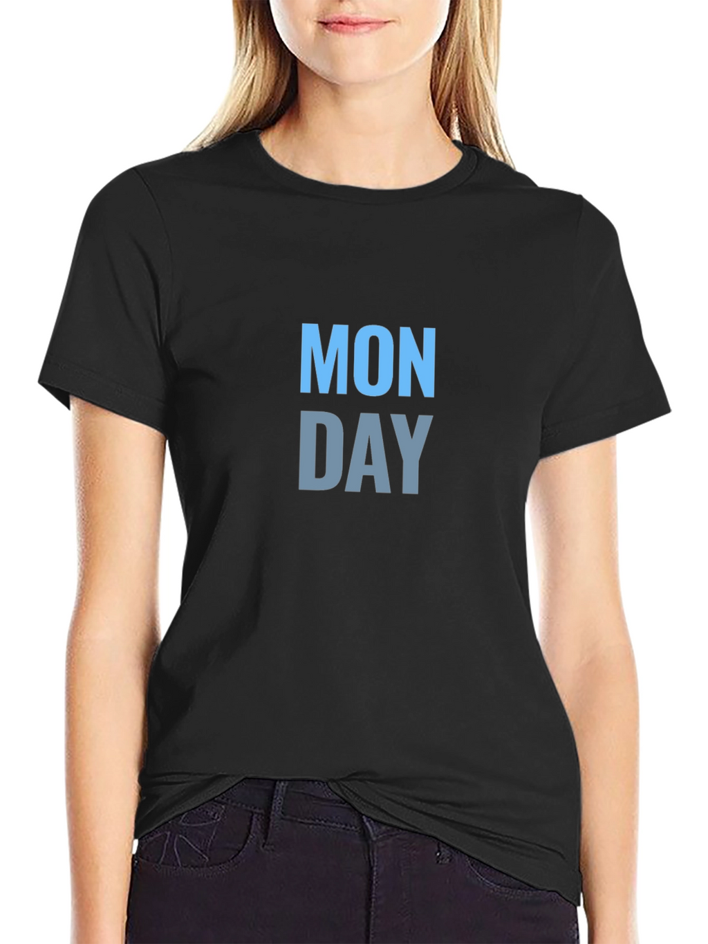 Monday Graphic Tee - Black Short Sleeve