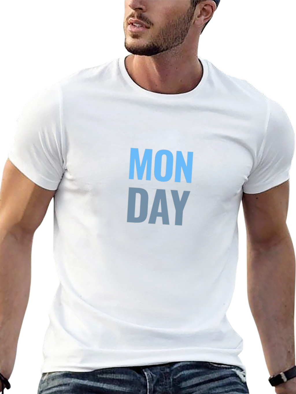 Monday Graphic Tee - Black Short Sleeve