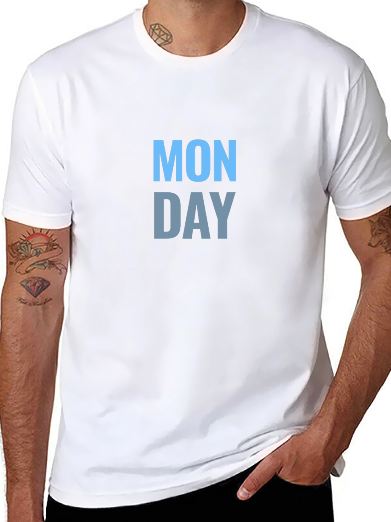 Monday Graphic Tee - Black Short Sleeve