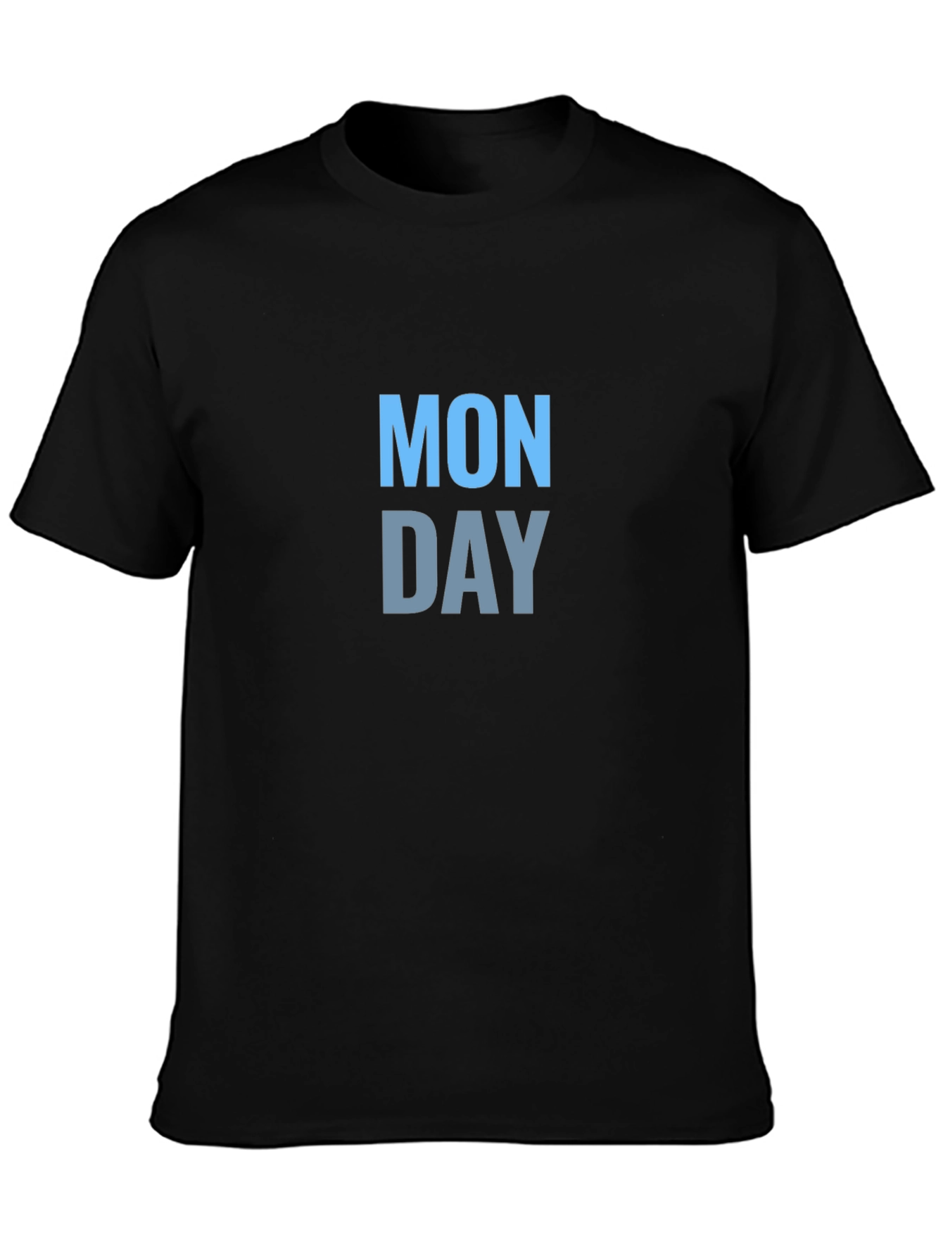 Monday Graphic Tee - Black Short Sleeve