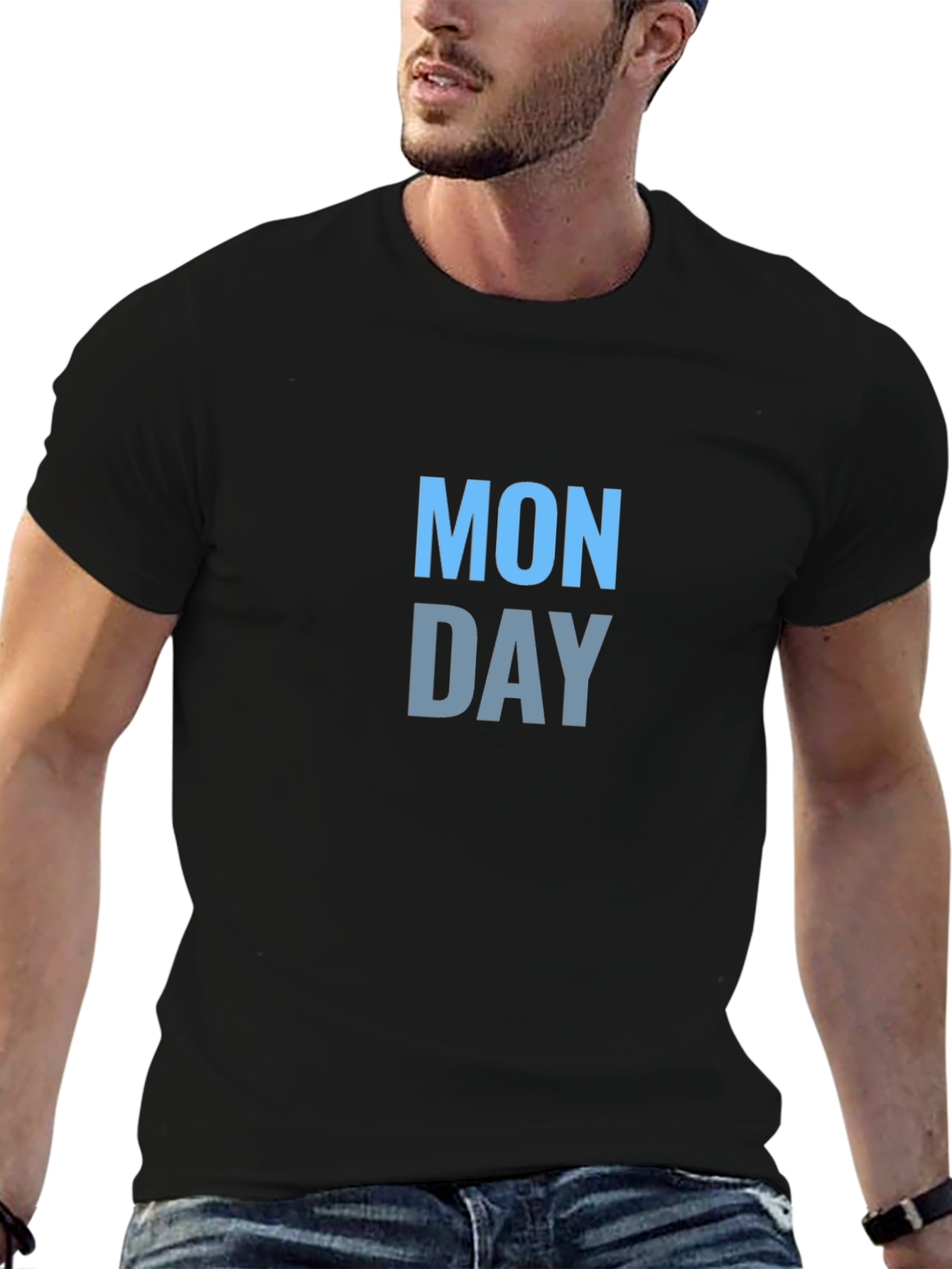 Monday Graphic Tee - Black Short Sleeve
