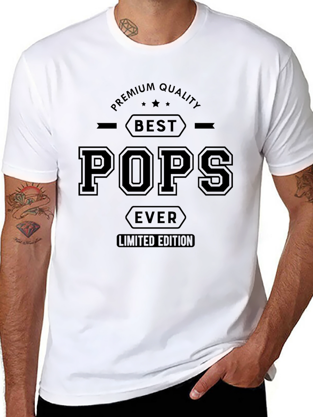 Best Pops Ever Premium Quality T-Shirt