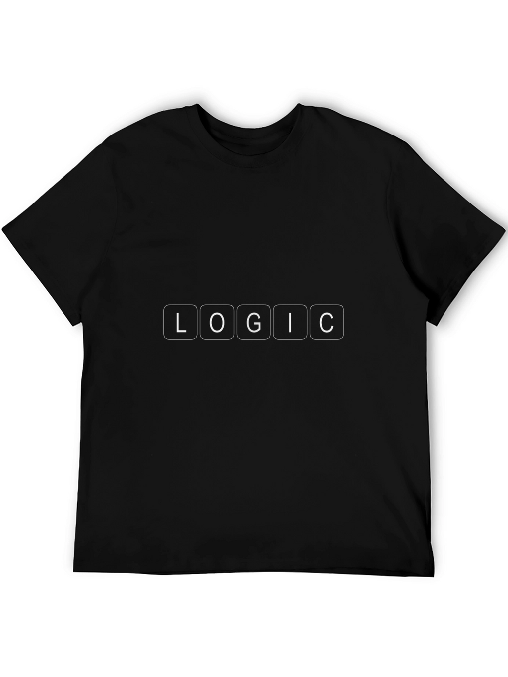 Logic Tile Letter Black T-Shirt