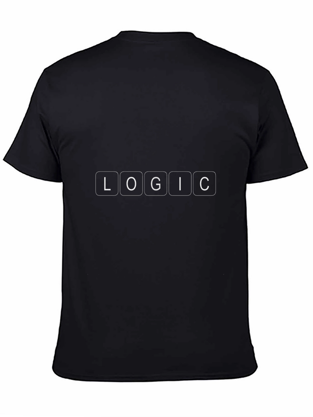 Logic Tile Letter Black T-Shirt