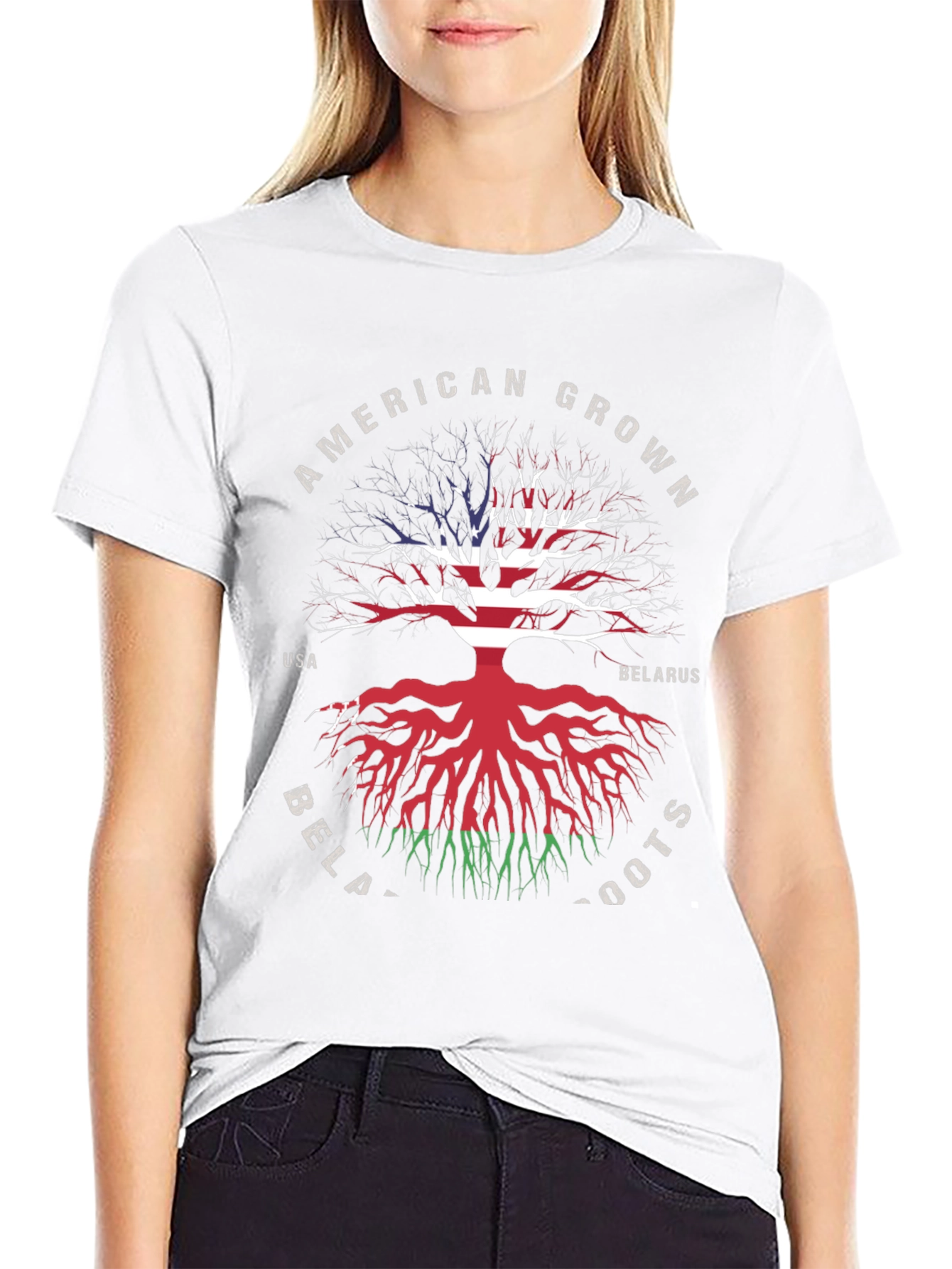 American Grown Belarus Roots T-Shirt
