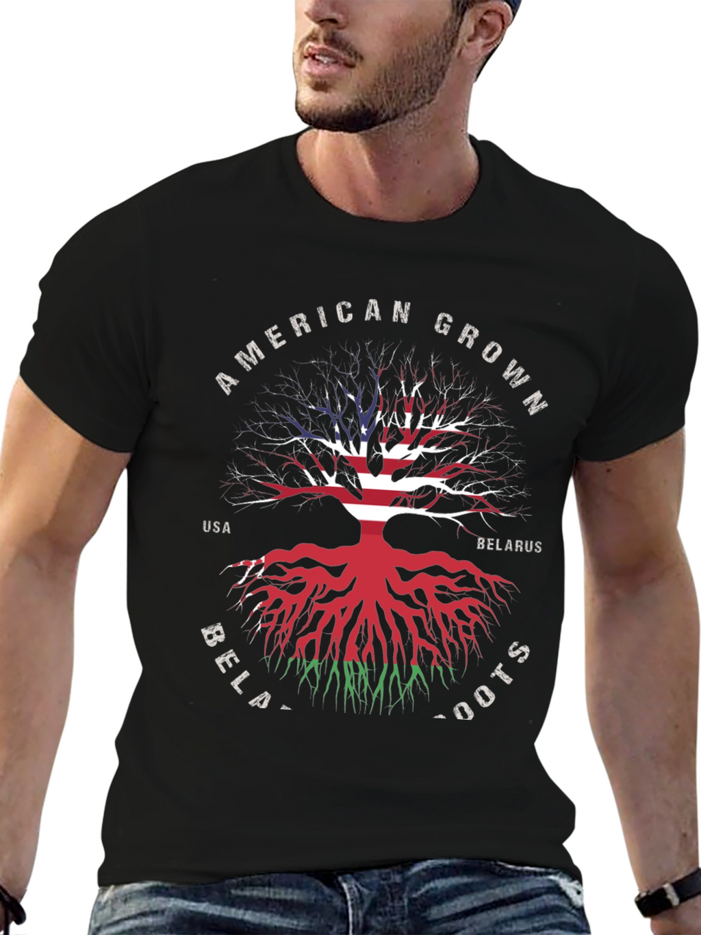 American Grown Belarus Roots T-Shirt