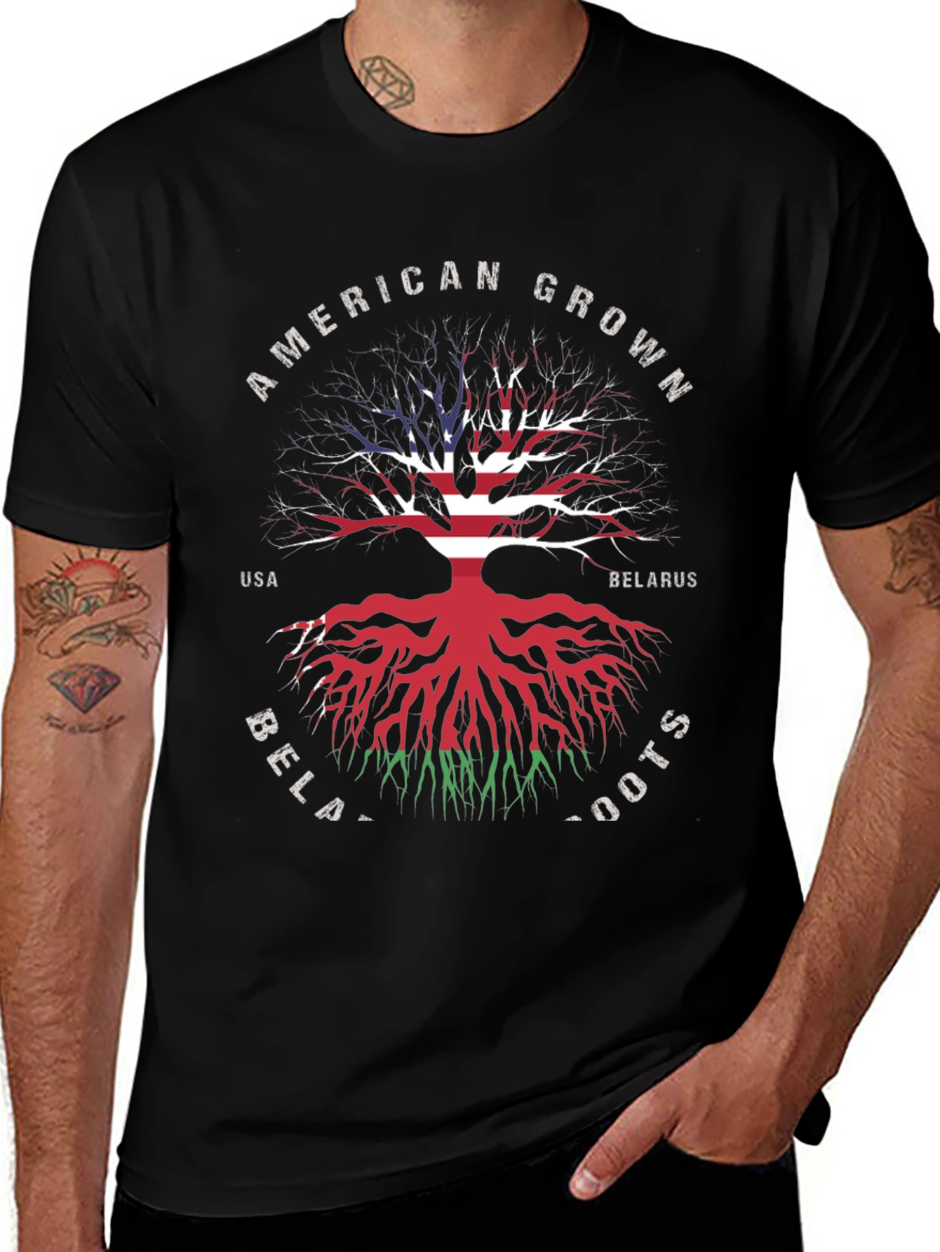American Grown Belarus Roots T-Shirt