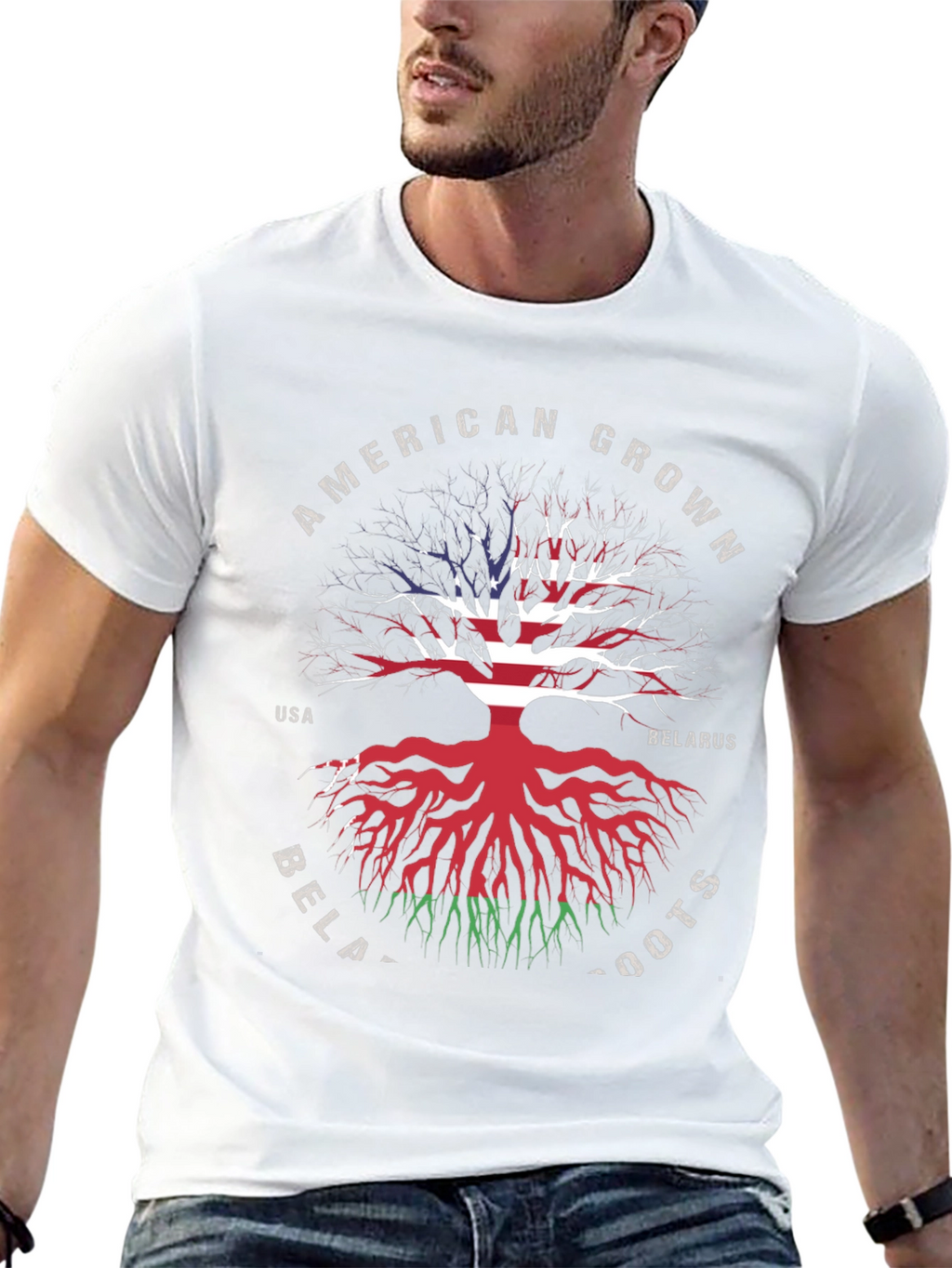 American Grown Belarus Roots T-Shirt