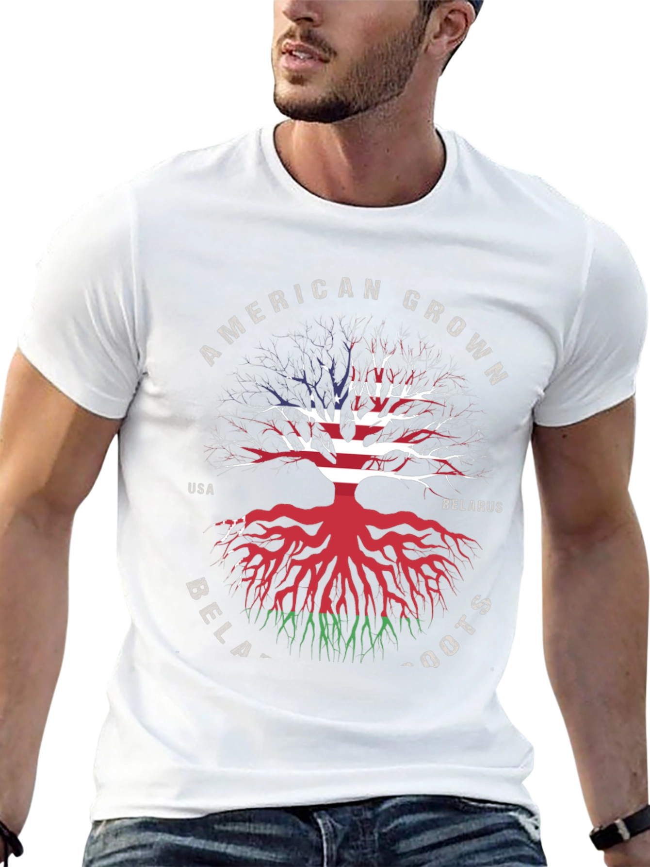 American Grown Belarus Roots T-Shirt