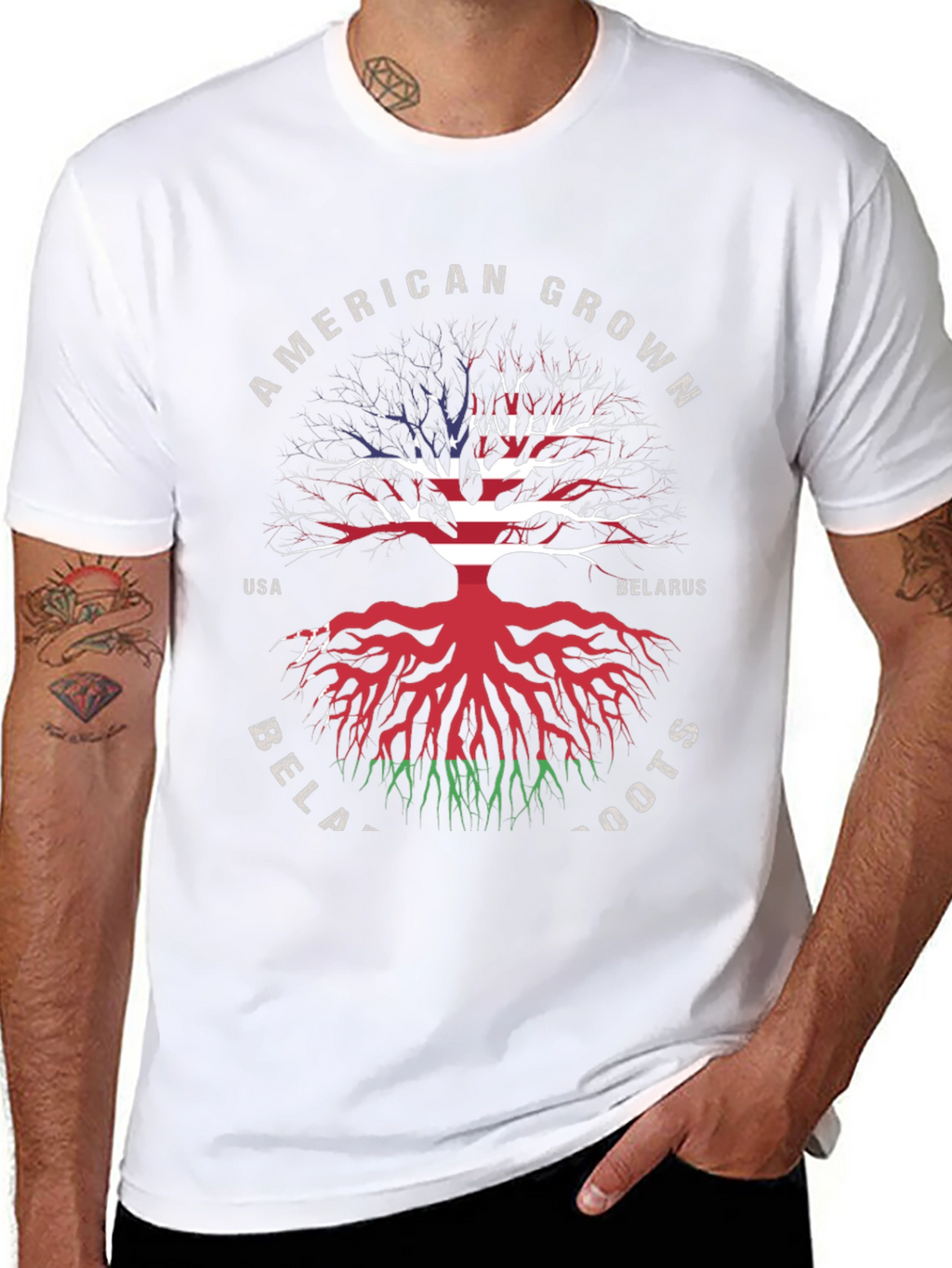 American Grown Belarus Roots T-Shirt