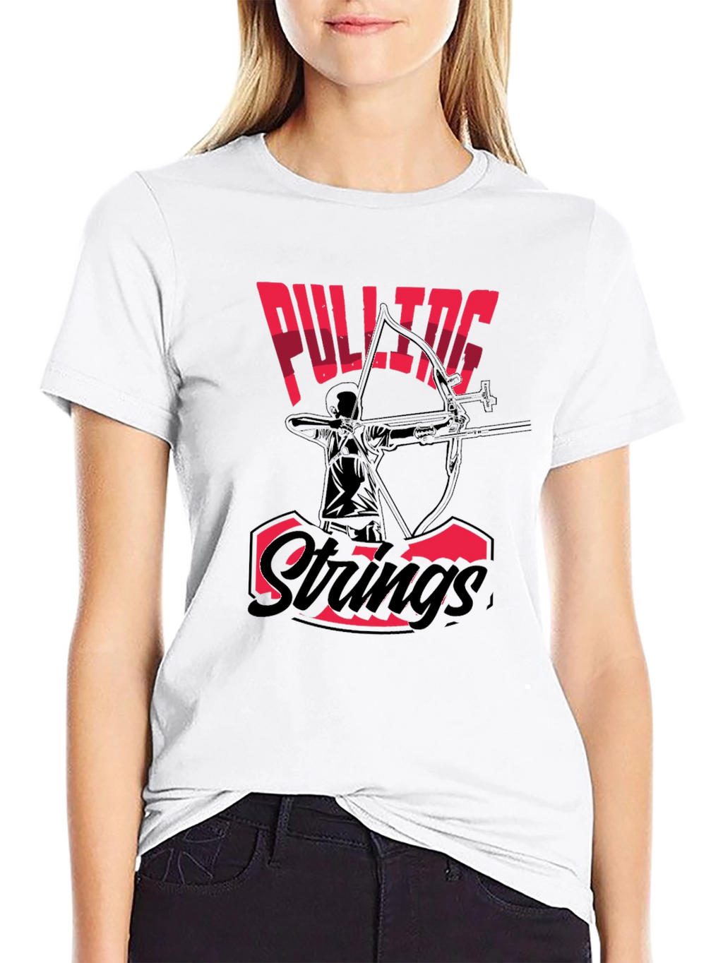 Pulling Strings Archery Graphic T-Shirt