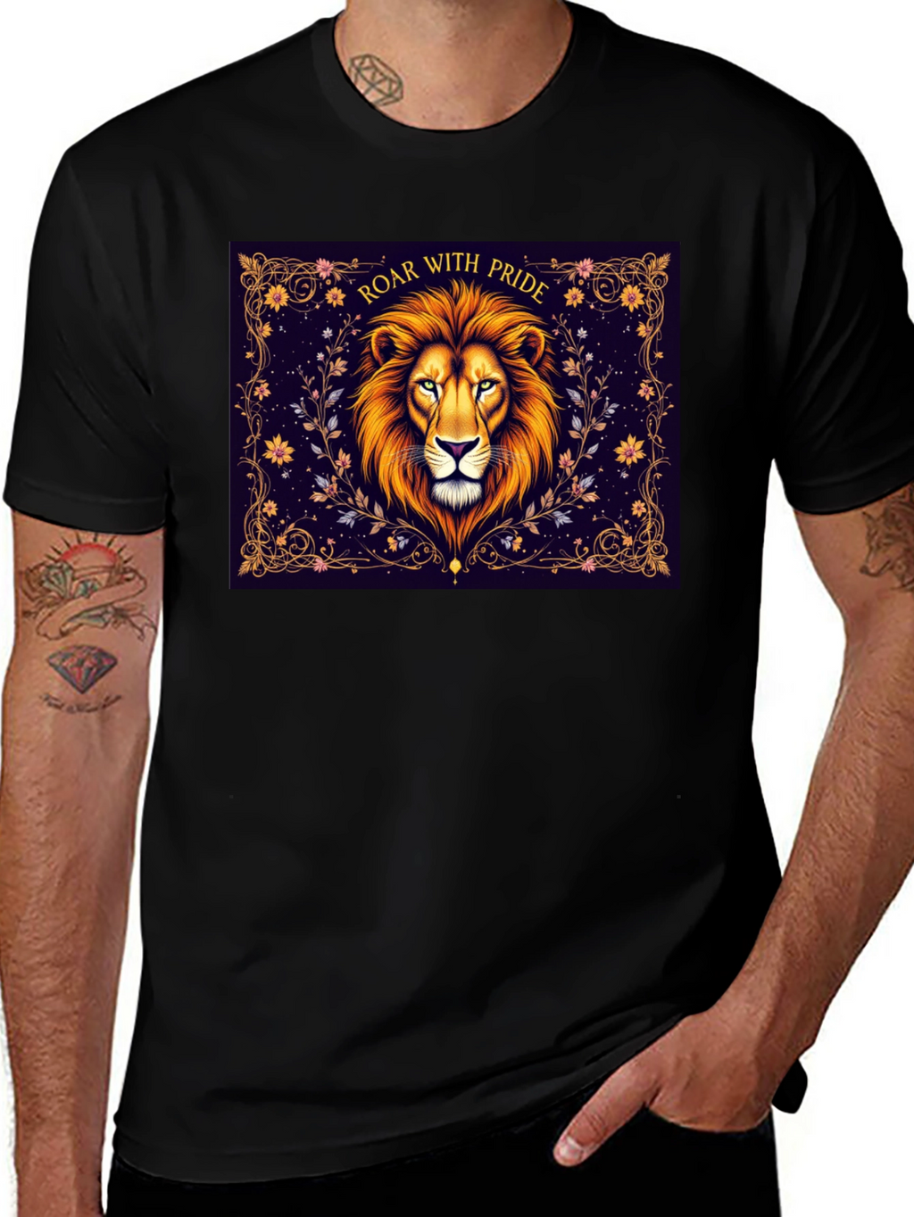 Roar With Pride Lion Graphic Tee