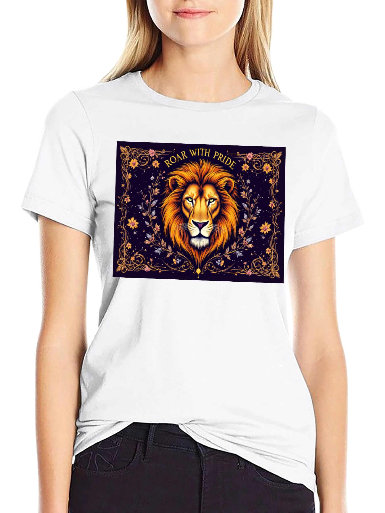 Roar With Pride Lion Graphic Tee