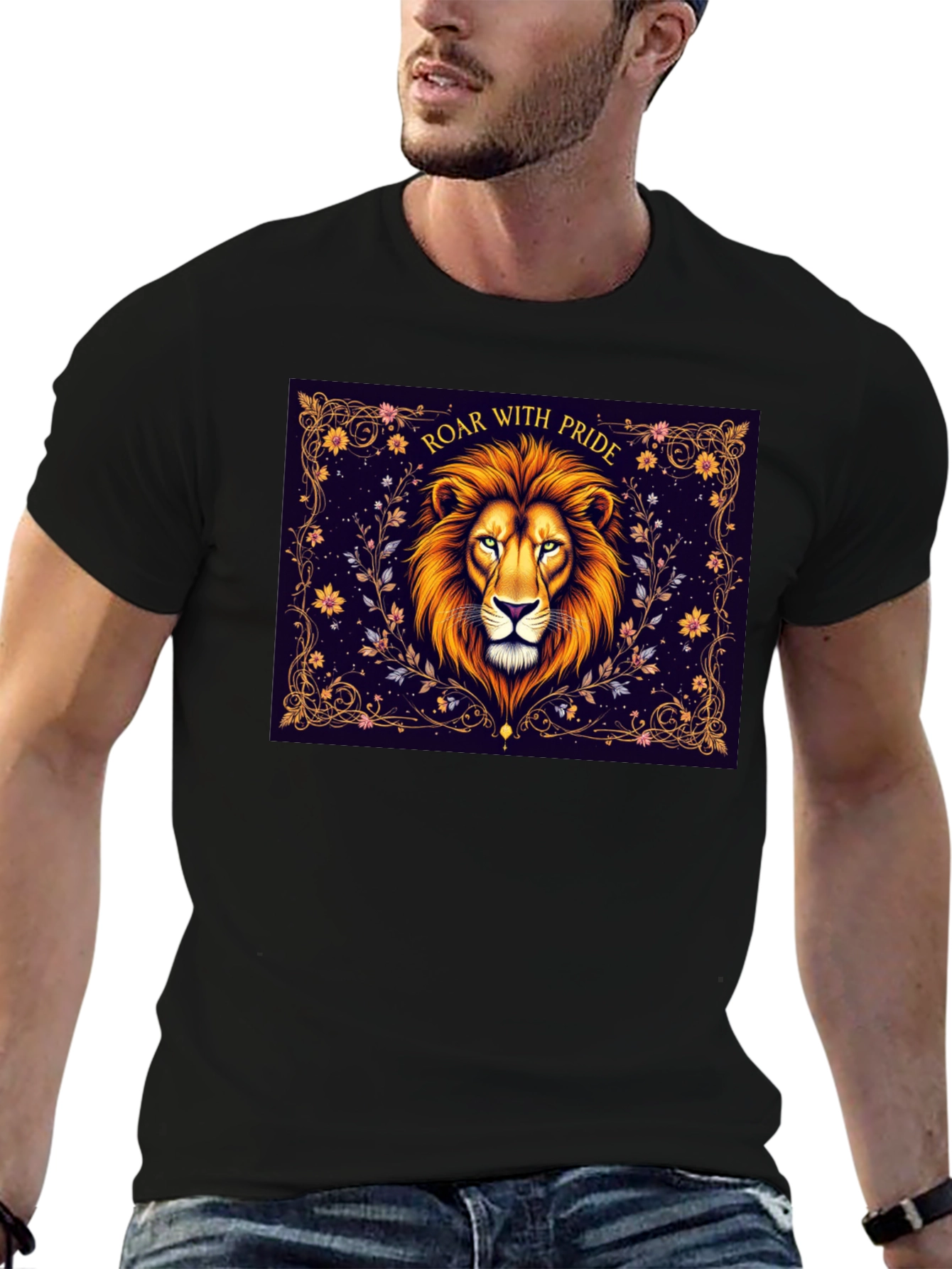 Roar With Pride Lion Graphic Tee