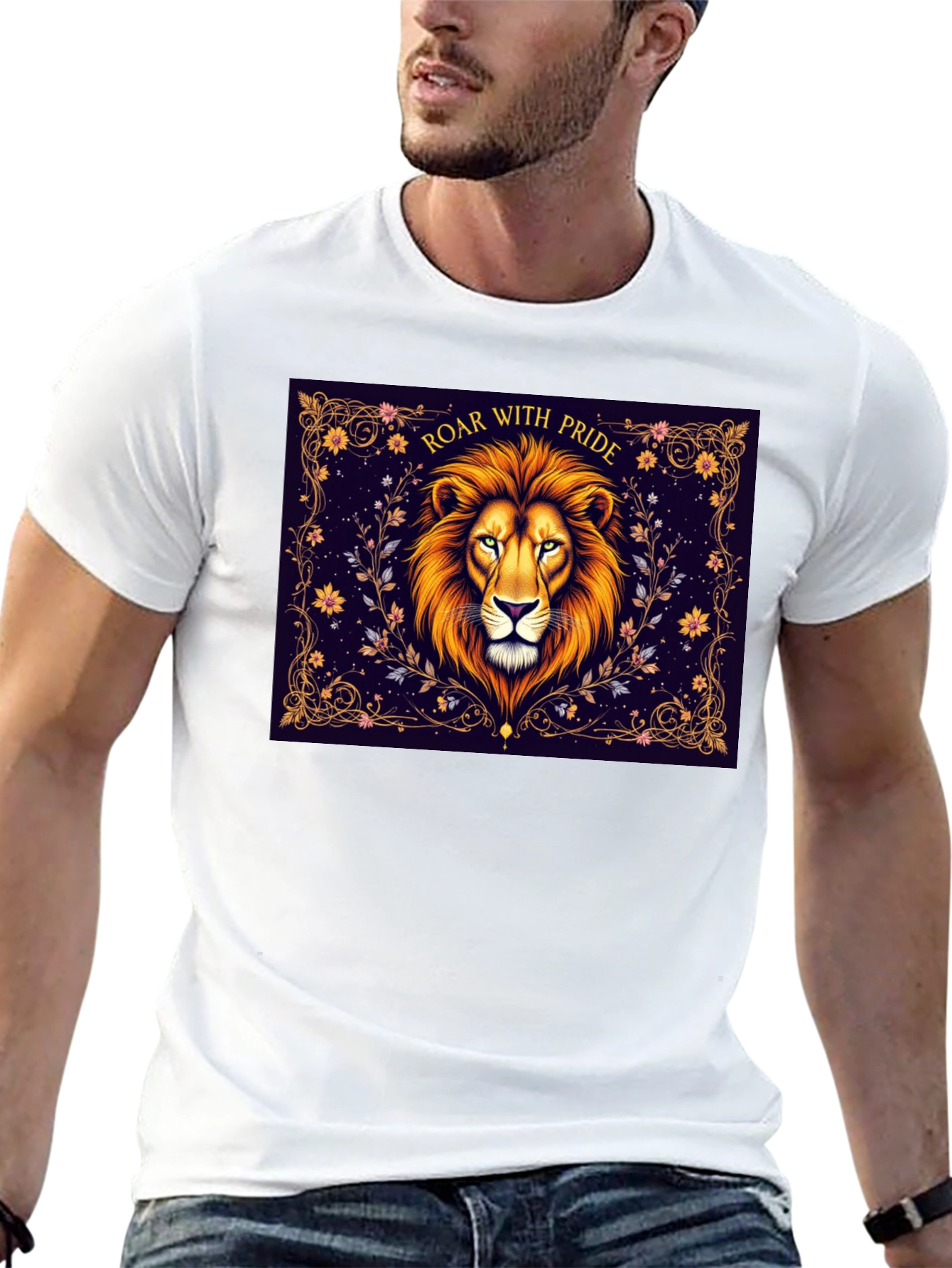 Roar With Pride Lion Graphic Tee
