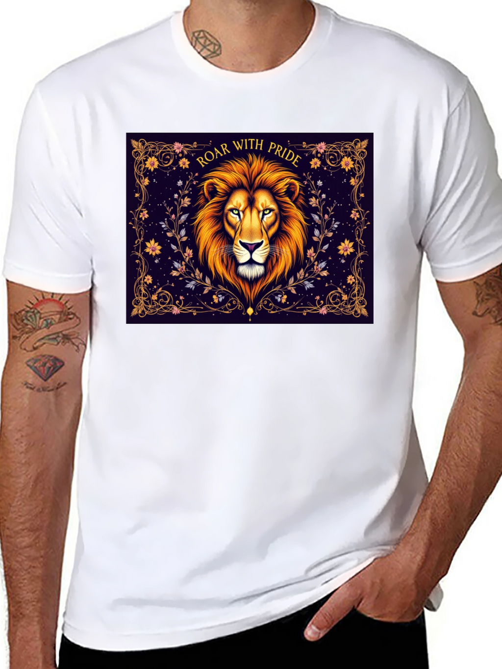 Roar With Pride Lion Graphic Tee