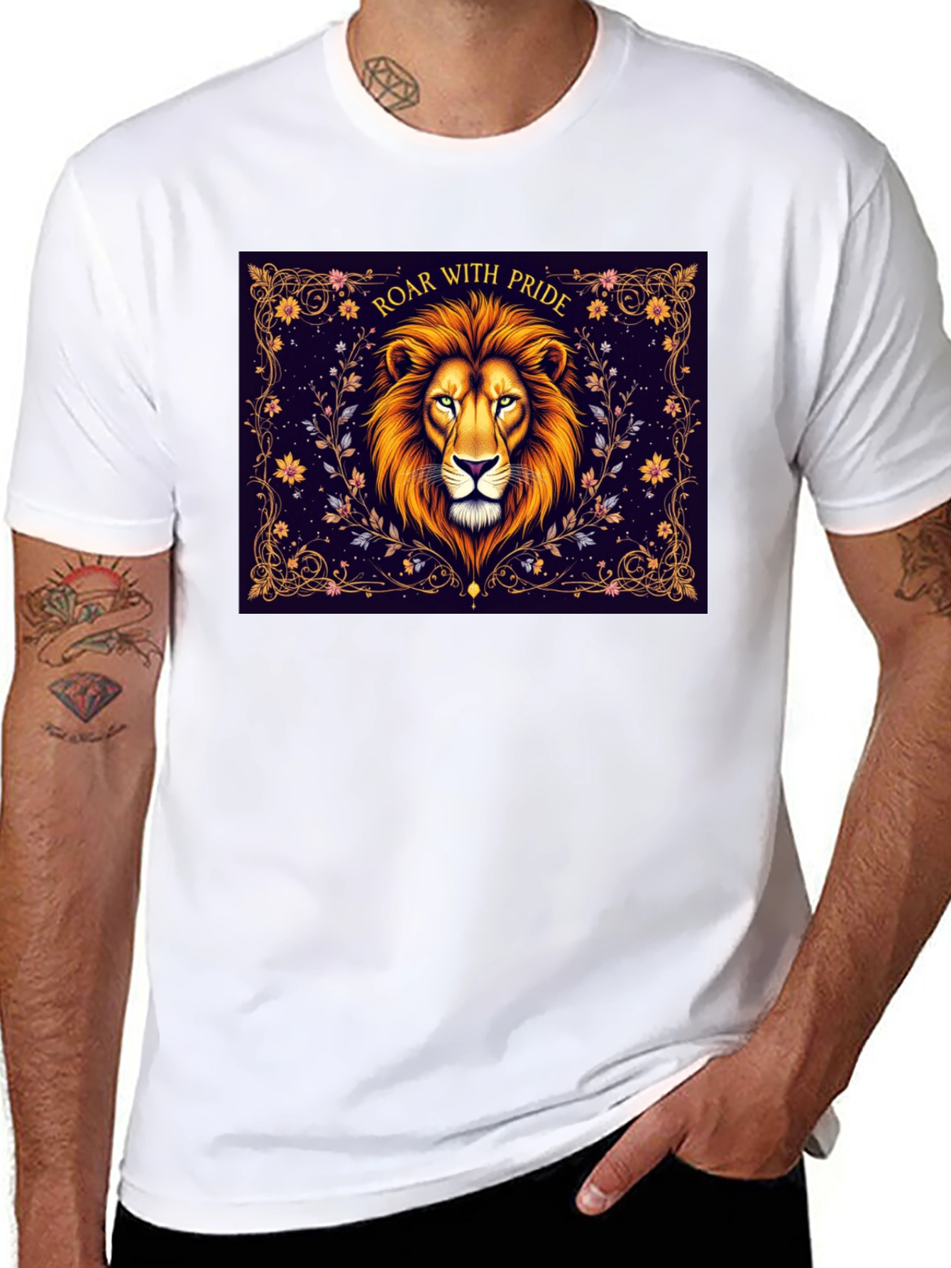 Roar With Pride Lion Graphic Tee