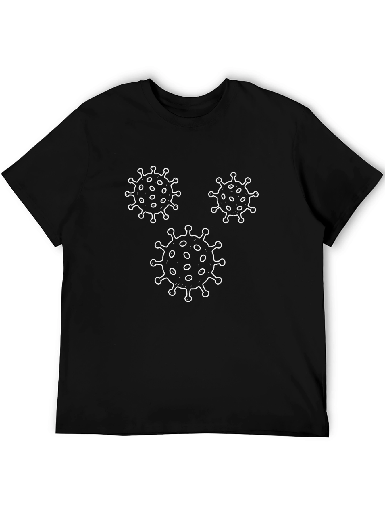 Coronavirus Graphic Black T-Shirt