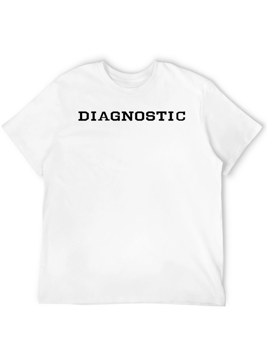 Diagnostic Black T-Shirt Casual Wear