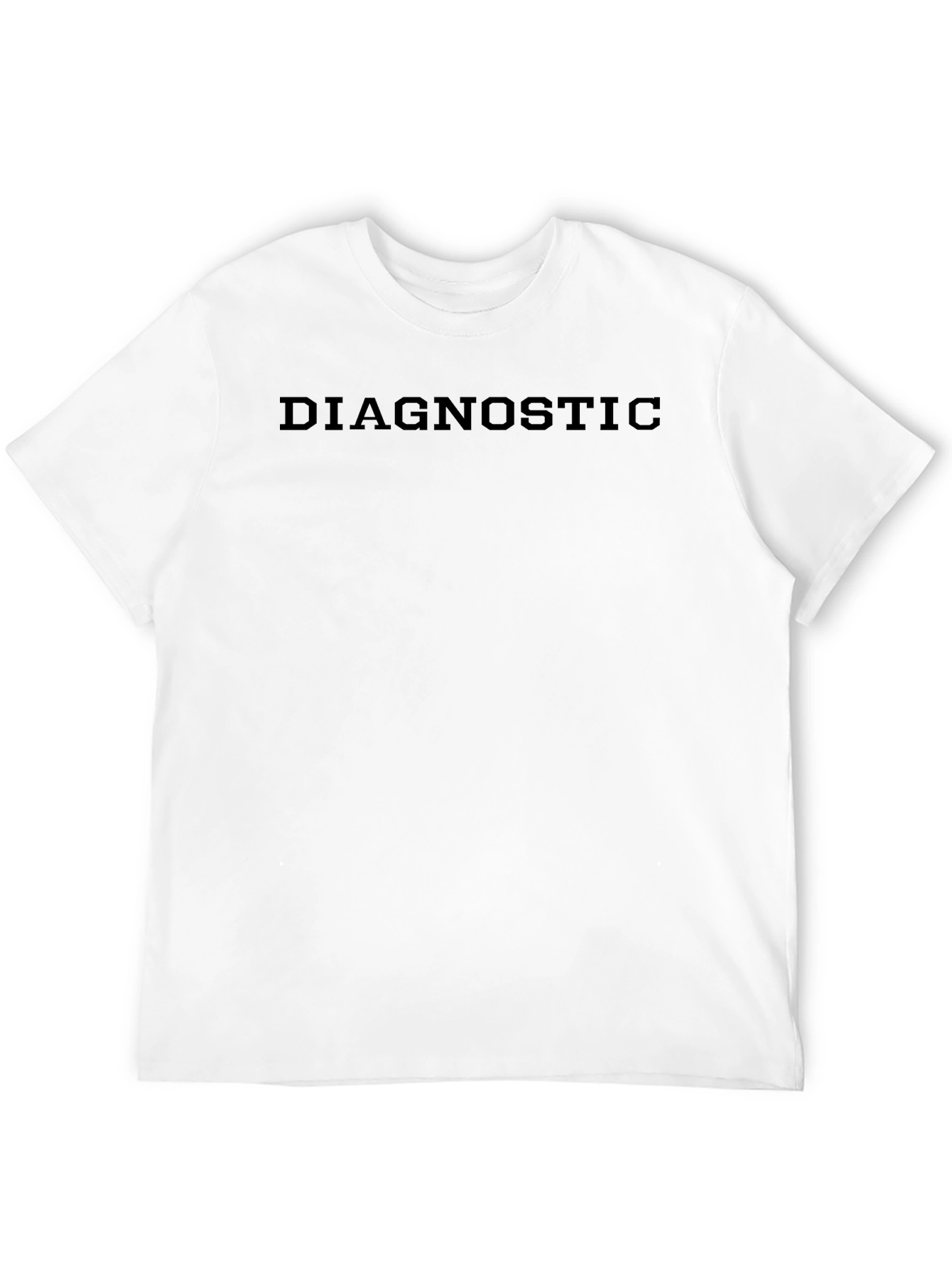 Diagnostic Black T-Shirt Casual Wear