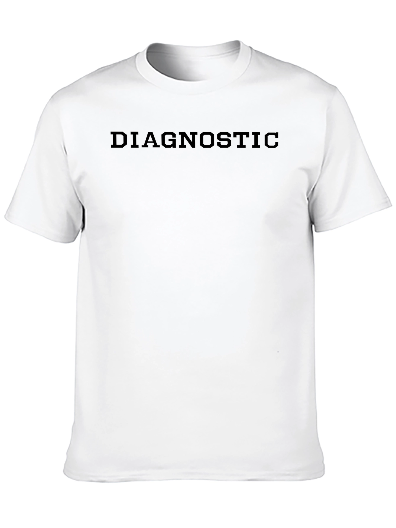 Diagnostic Black T-Shirt Casual Wear