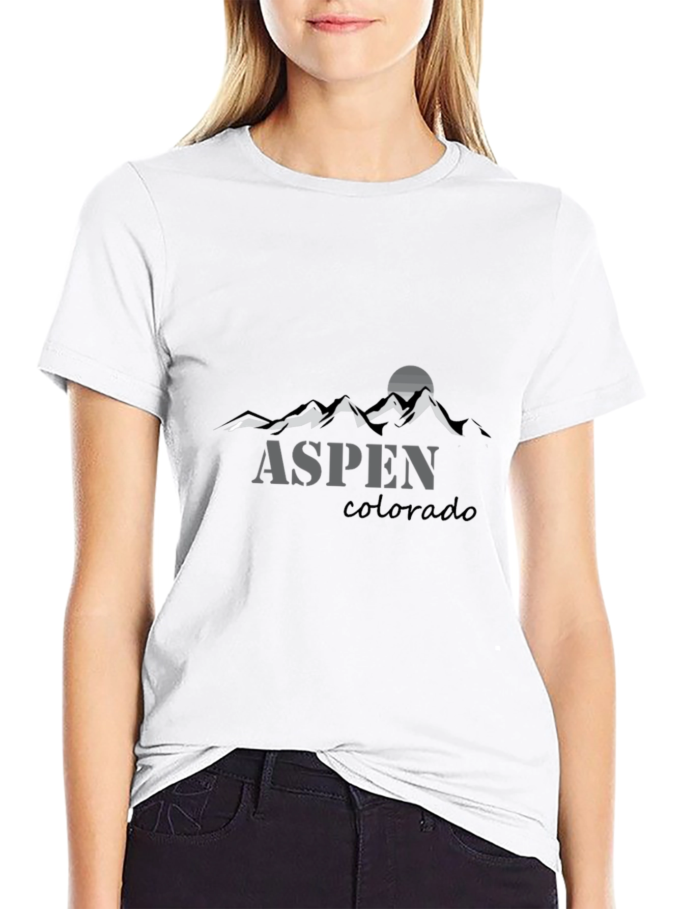 Aspen Colorado Graphic Tee - Mountain Design T-Shirt