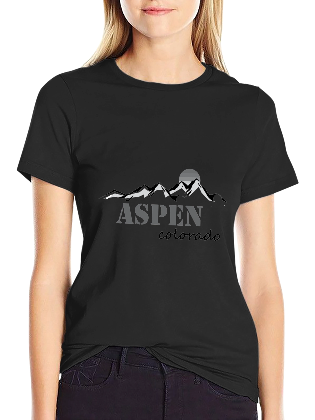 Aspen Colorado Graphic Tee - Mountain Design T-Shirt